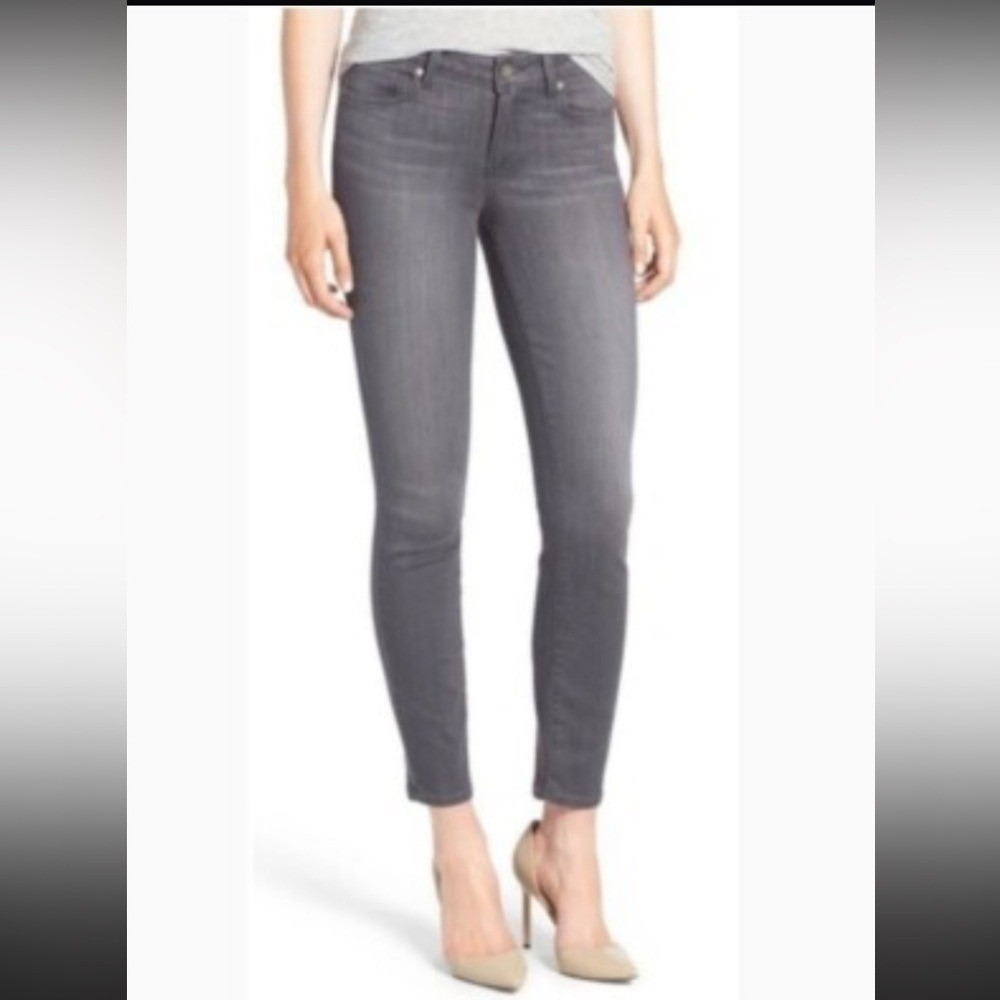 Paige Verdugo Ankle Skinny Jeans Grey Denim Womens‎ Size 26 Stretch RN27002